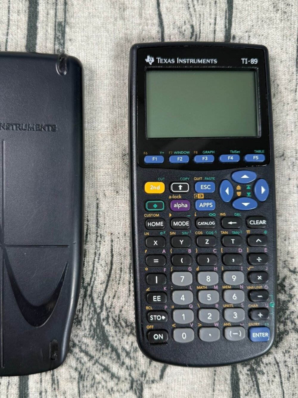 Texas Instruments TI-89 Graphing Calculator Black with Slide Cover CAS